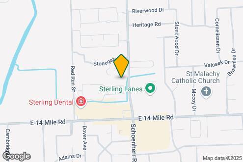 Map Image of the Property - Sterling Lake - Sterling Heights, MI