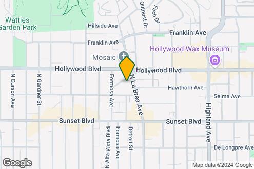 Map Image of the Property - The Avenue Hollywood