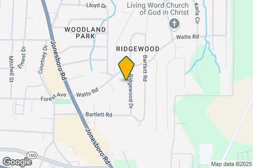 Map Image of the Property - 4769 Ridgewood Dr