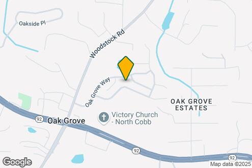 Map Image of the Property - 135 Oak Grove Pl