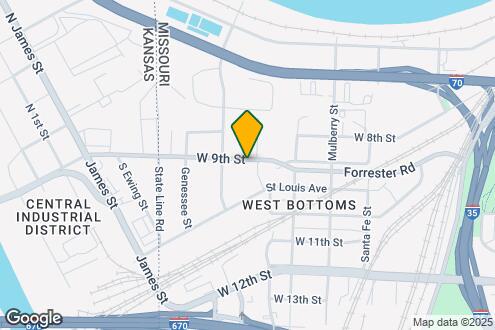 Imagen del Mapa de la Propiedad - West Bottoms Flats