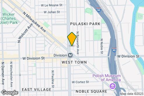 Map Image of the Property - 1231 N Ashland Ave