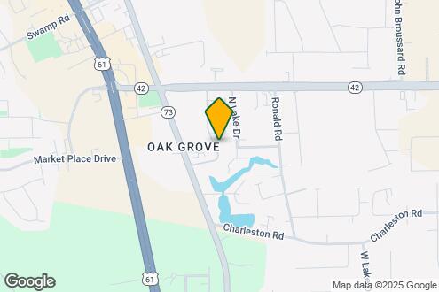 Map Image of the Property - Oak Grove Townhomes