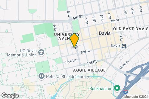 Imagen del Mapa de la Propiedad - A+ Davis Location ~  217 B Street, Davis C...