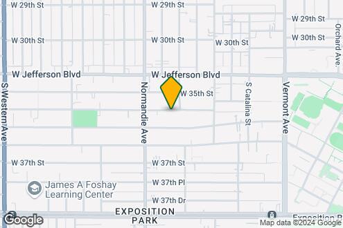 Map Image of the Property - 1338 W 35th Pl