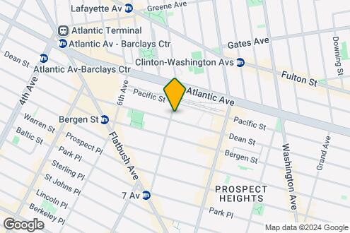 Map Image of the Property - Barclays II - B14 - 535 Carlton Ave