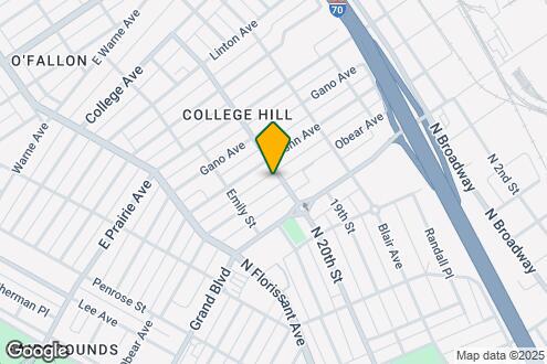 Map Image of the Property - College Hill Apartments