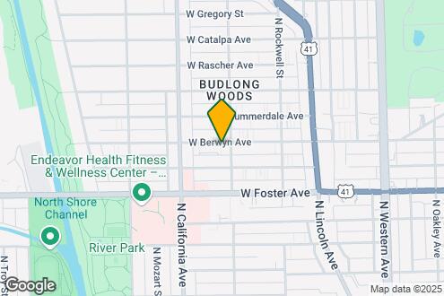 Map Image of the Property - 2707 W Berwyn Ave