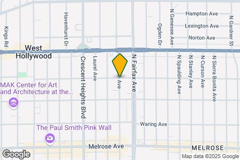 Map Image of the Property - 1314 Hayworth Ave