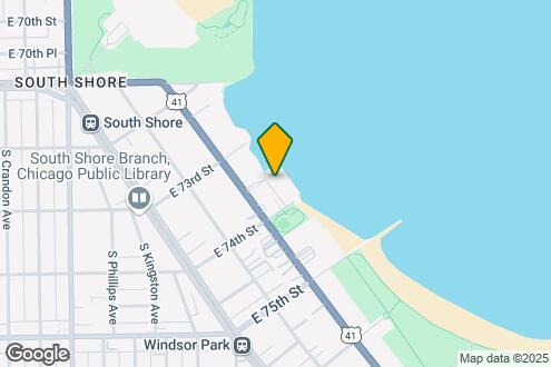 Map Image of the Property - 7337 S South Shore Dr