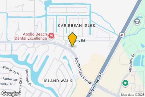 Apollo Beach Villa Apollo Beach - Apollo Beach Villa Apollo Beach Fl Map Image Of The Property 