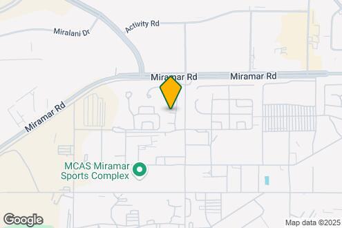 Map Image of the Property - Miramar Townhomes - Military Housing