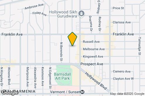 Map Image of the Property - Broadstone Los Feliz