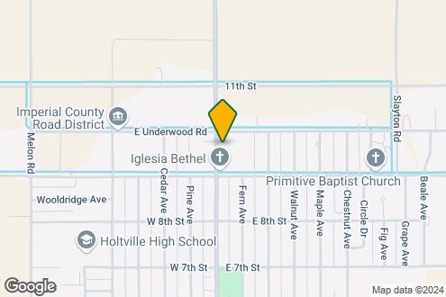 Map Image of the Property - Holtville Garden Senior Apartments