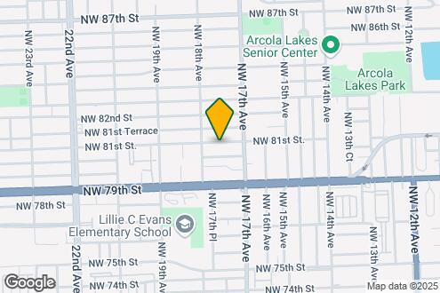 Map Image of the Property - 1742 NW 81st St.