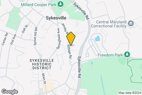 Map Image of the Property - Sykesville Apartments