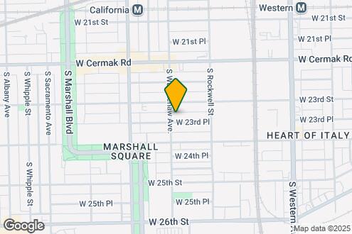 Map Image of the Property - 2652 W 23rd Pl