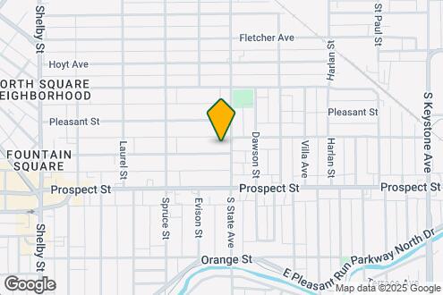 Map Image of the Property - 1630 Woodlawn Ave