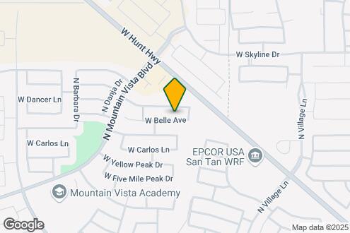 Map Image of the Property - 3032 W Belle Ave