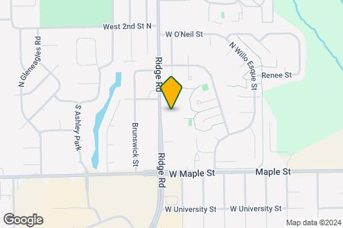 Map Image of the Property - Maple Ridge Apartments