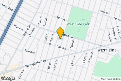 Map Image of the Property - 681-683 S 17th Street Unit