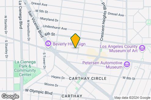 Map Image of the Property - 6401 Wilshire