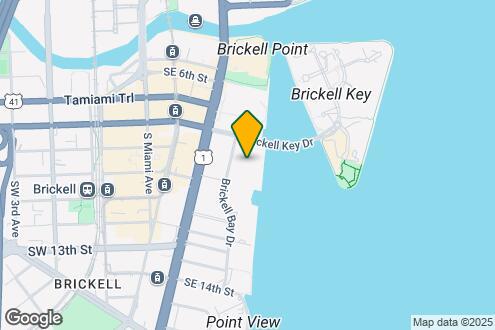 Map Image of the Property - 825 Brickell Bay Dr