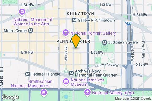 Map Image of the Property - 675 E Street NW Unit 340