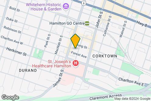 Map Image of the Property - 160 Hughson St South