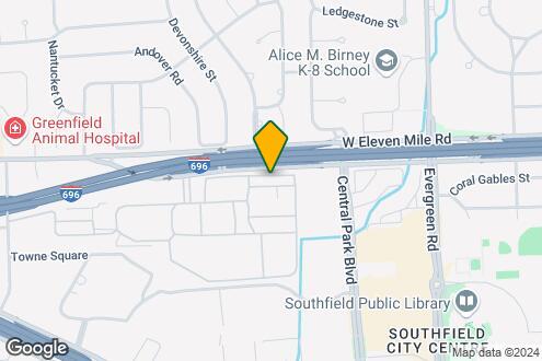 Imagen del Mapa de la Propiedad - The Crossroads At Southfield Apartments