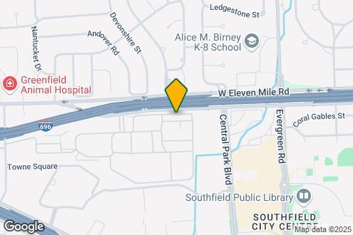 Map Image of the Property - The Crossroads At Southfield Apartments