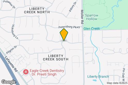 Imagen del Mapa de la Propiedad - 5829 Liberty Creek Dr E