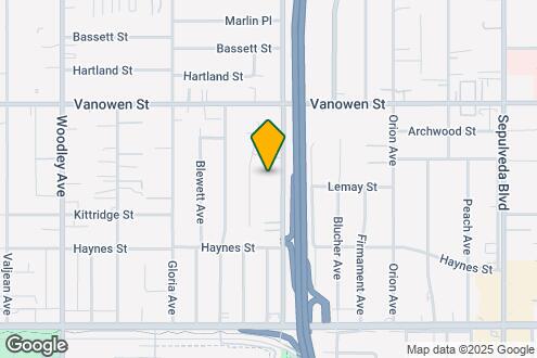 Map Image of the Property - 6643 Haskell Avenue