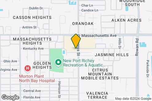 Map Image of the Property - Richey Woods Senior Living - A 55+ Community