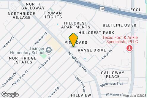 Map Image of the Property - Pine Oaks Apartments