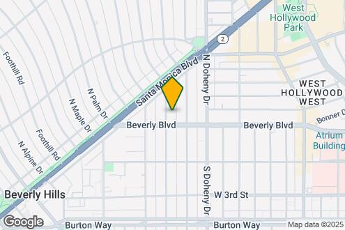 Map Image of the Property - Beverly Hills Dorchester