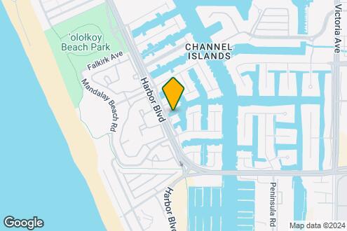 Map Image of the Property - 2240 Harbor Blvd