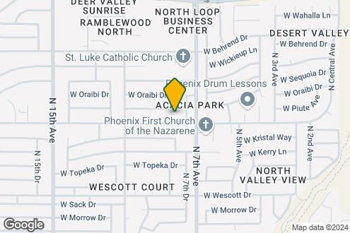 Map Image of the Property - 19407 N 8th Ave