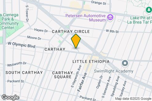 Imagen del Mapa de la Propiedad - Carthay Circle Apartments