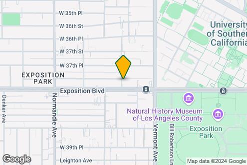 Map Image of the Property - 1186 W 37th Pl