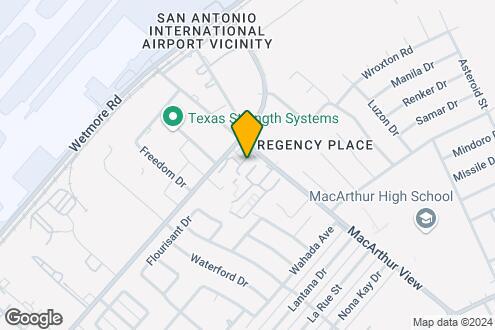 Imagen del Mapa de la Propiedad - Woodland Apts San Antonio