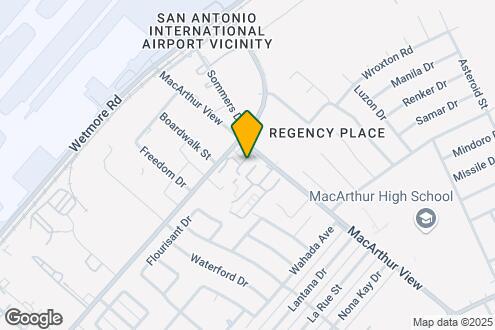 Map Image of the Property - Woodland Apts San Antonio