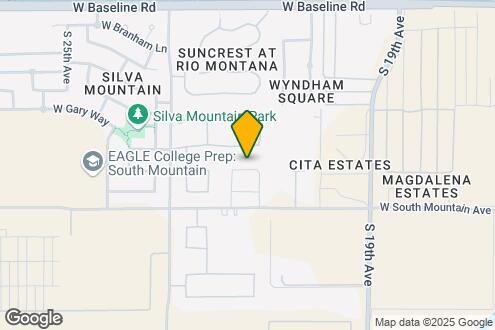 Map Image of the Property - 2132 W Alicia Dr