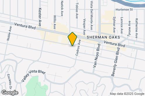 Map Image of the Property - Sherman Oaks Riviera