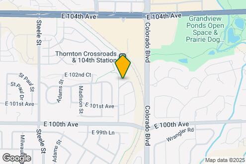 Map Image of the Property - The Ridge at Thornton Station