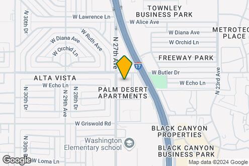 Imagen del Mapa de la Propiedad - Palm Desert Apartments