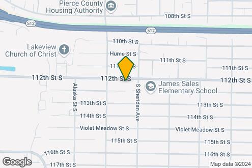 Map Image of the Property - Ash Creek Apartments