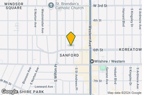 Map Image of the Property - 553 S St Andrews Pl