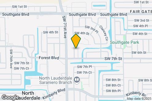 Map Image of the Property - 6890- 6857 SW 5th St