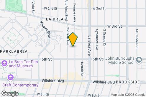 Map Image of the Property - 419 S Cloverdale Ave